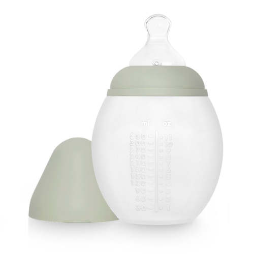 3m+ medical silicone feeding bottle - Sage - Elhée