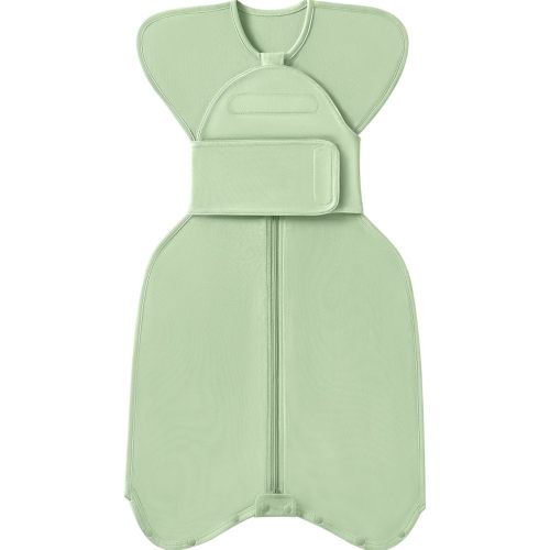 Newborn Sleep Sack 0-3 Months, Preemie Transitional Swaddle, Baby Infant Newborn Essentials, Zipper Strap Swaddle Sack Hands Up Swaddlers Wearable Blanket
