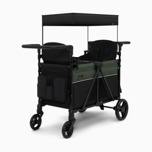 Jeep Aries Stroller Wagon - Black/Green
