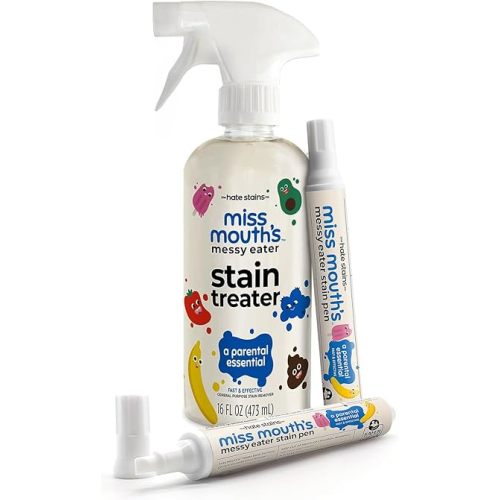 Miss Mouth's Messy Eater Stain Treater - 16oz Spray and 2 Pack Stain Pens