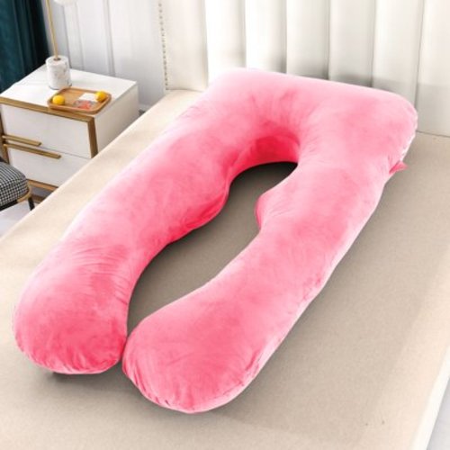 CzestPyake Pregnancy Pillows for Sleeping, U Shaped Full Body Maternity Pillow with Removable Cover - Support for Back, Legs, Belly, HIPS for Pregnant Women, 59 Inch Pregnancy Pillow for Women