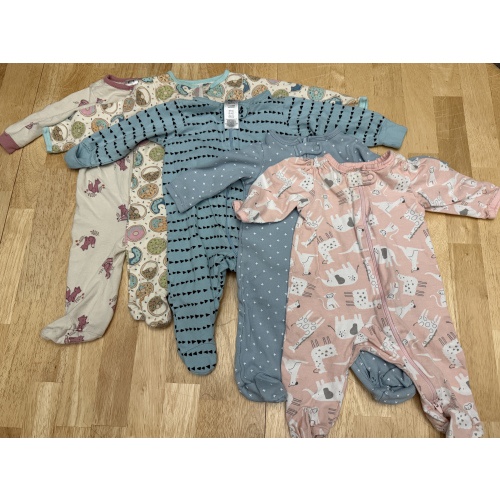 0-3 months cotton Five Pajama Set