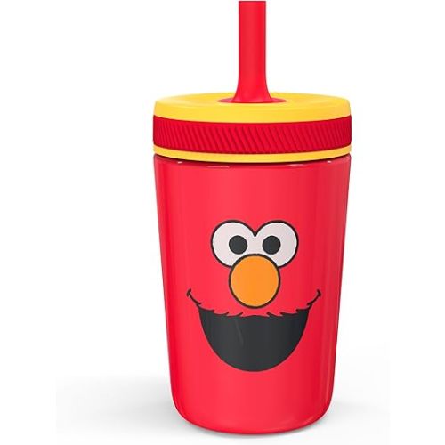 Zak Designs Sesame Street Kelso 12oz Stainless Steel Leak-Proof Toddler Cup