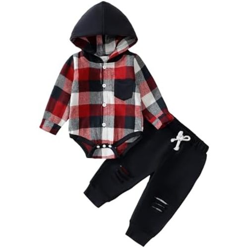 NZRVAWS Baby Boy Clothes 0 3 6 12 18 Months Newborn Boy Outfit Infant Boy Romper Jumpsuit Formal Outfit