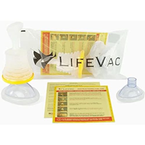 LifeVac EMS Kit - Only for Professionals - Portable Suction Rescue Device First Aid Kit for Kids and Adults, Portable Airway Suction Device for Children and Adults