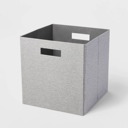13" x 13" Fabric Bin - Brightroom™, Color: Fossil