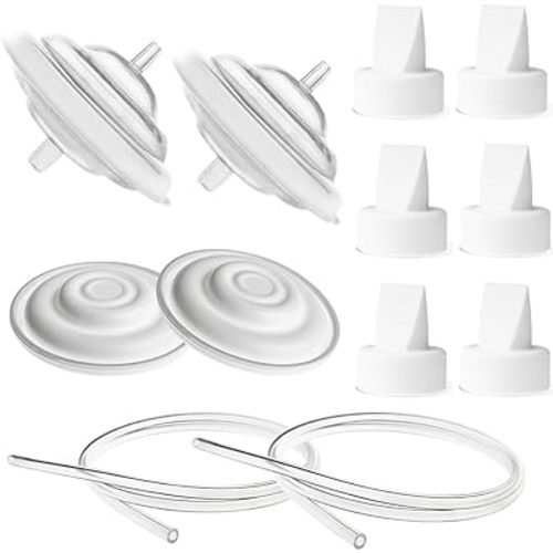 Nenesupply Pump Parts Compatible with Spectra S1 S2 9 Plus Breastpump Replace Backflow Protector Membrane Duckbill Valve Tube Not Original Spectra Replacement Pump Parts