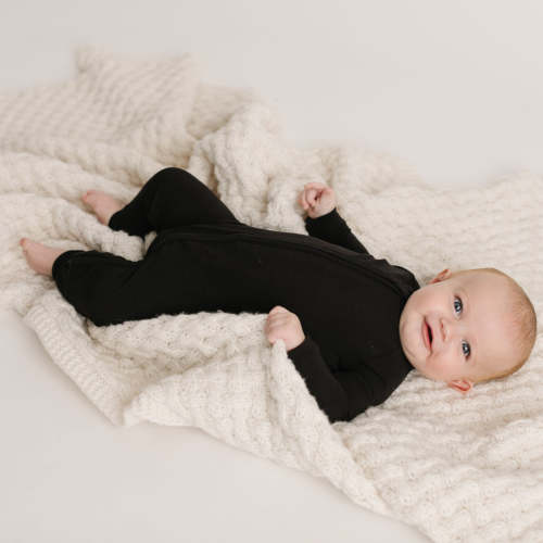 Black Bamboo Viscose Zippy