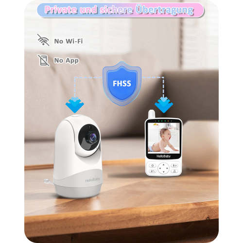 HelloBaby HB6240 Video Baby Monitor - No Wifi