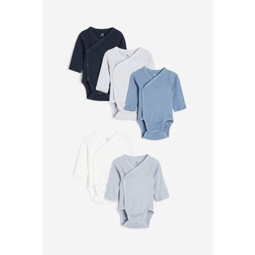 5-PACK WRAPOVER BODYSUITS