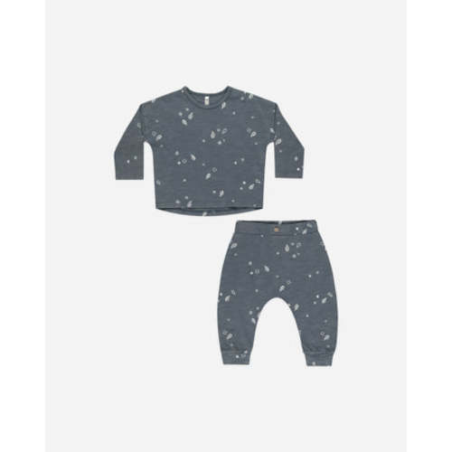 Long Sleeve Tee + Pant Set || Paisley