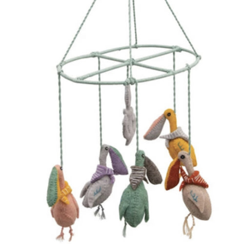 Wool Felt Pelican Mobile with Anchor – Howell's Mercantile