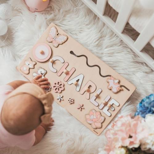Busy Board for Toddler Girl Wooden Montessori Toy for Kids - Etsy