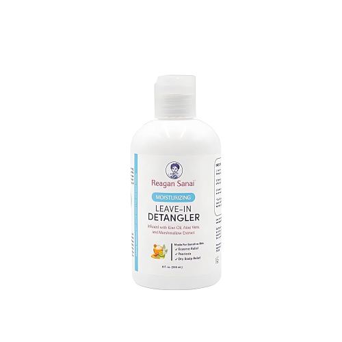 Moisturizing Leave-in Detangler for Tangle-Free Hair Care for Toddlers, Kids and Adults with Frizz Control, Softening and Shine - Dry Scalp Treatment for All Hair Types - 8 oz