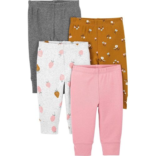 Simple Joys by Carter's Baby Girls' 4-Pack Pants
