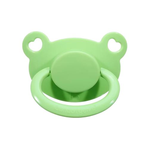 Adult Size Large Shield Pacifiers Bear Shaped Cutie Pacifier Green