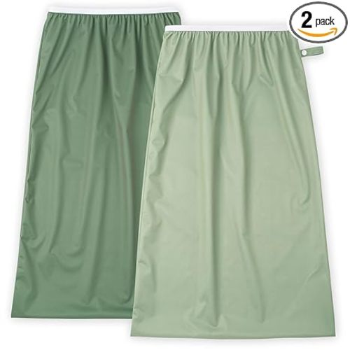 Nora's Nursery Waterproof Diaper Pail Liner | 2 Pack | With Strap For Pails