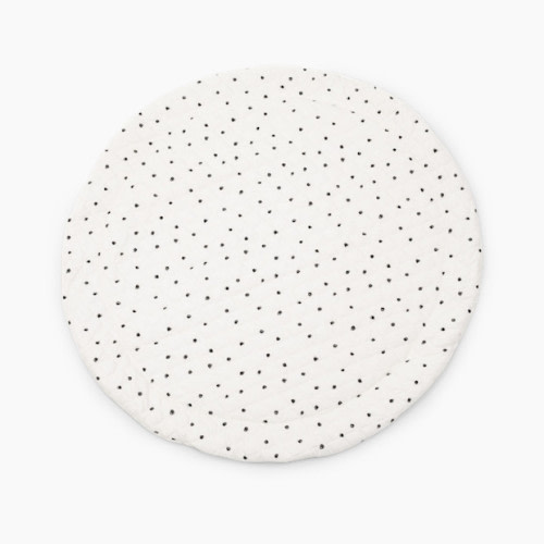 Extra Padded Round Play Mat - Black & White