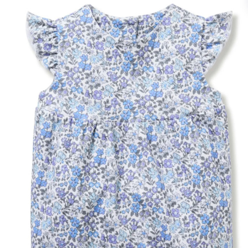 Baby's Pima Isla Play Romper in Fleur D'Azur