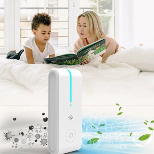 Negative Air Purifier for Home | Portable Plug-In Formaldehyde and Odor Remover | Compact Night Light | No Filter | Allergy Relief | Multiple Plug Types | Covers Large Rooms | Ideal for Households