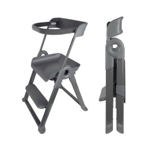 Boon Pivot Toddler Tower Step Stool, Color: Gray
