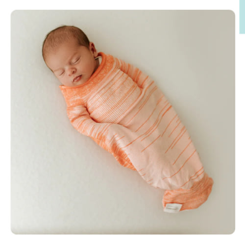 Orange Swaddle Sleep Sack - Large (12-18 pounds)