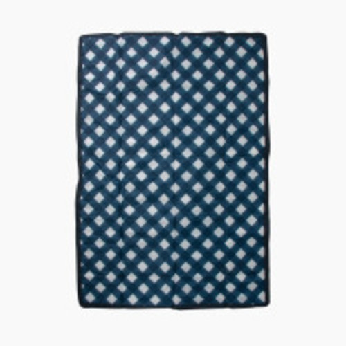 Little Unicorn Outdoor Blanket - Navy Plaid, 5 X 7 Ft
