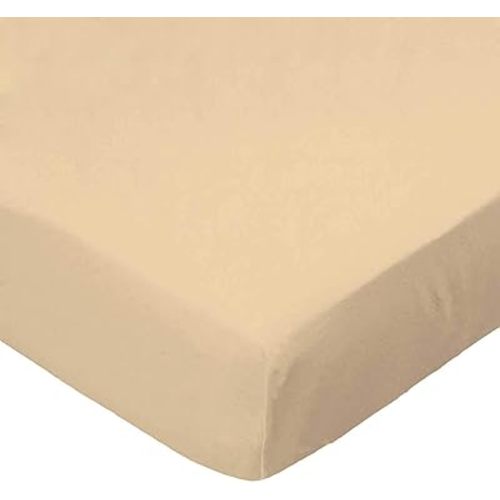 SheetWorld Baby Fitted Bassinet Sheet Fits Nuna Mixx 12 x 29 inches, 100% Cotton Woven Sheet, Unisex Boy Girl, Solid Peach Woven, Made in USA