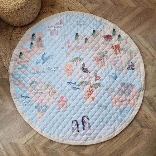Little Stories All Around the World Reversible Pullaway Play Mat