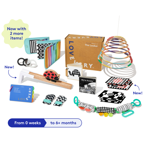 The Looker Play Kit | Toys for Newborn to 12 Week Olds | Lovevery