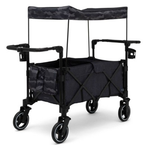 babyGap by Delta Children Deluxe Explorer Wagon Stroller, Color: Black Camo