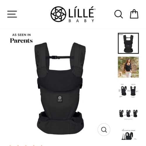 Elevate 6-in-1 Baby Carrier - Basalt