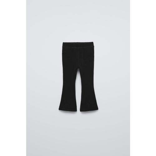 SOFT TOUCH FLARED LEGGINGS - Black | ZARA United States