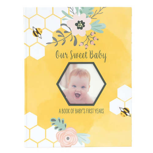 Sweet as can Bee Memory Book | Baby Girl Keepsake - Default Title
