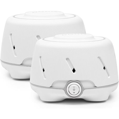 Yogasleep Dohm (2 Pack White/Gray) The Original White Noise Machine, Relaxing Natural Sound from a Real Fan, Sleep Aid & Noise Cancelling for Adults & Baby, Office Privacy & Meditation, Baby Registry