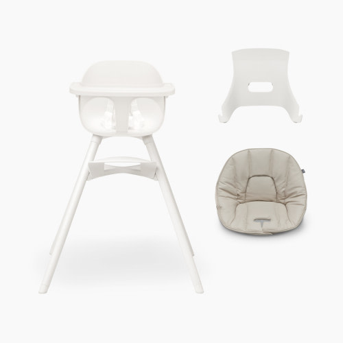Lalo High Chair + Infant Kit - Mono Coconut