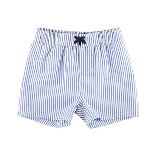 RUGGEDBUTTS Boys UPF50+ Sun Protection Seersucker Swim Trunks
