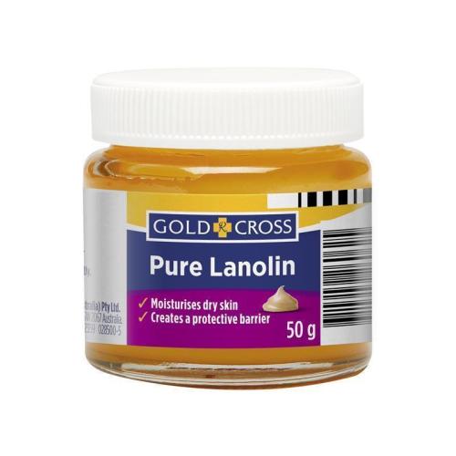Gold Cross Pure Lanolin 50g Jar