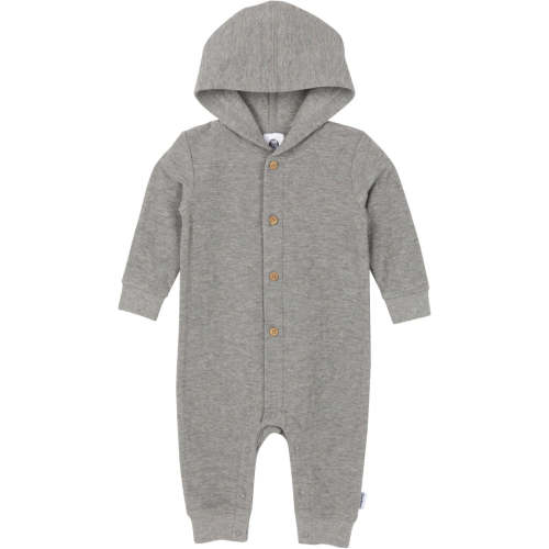 Baby Neutral Grey Heather Hooded Romper – Gerber Childrenswear