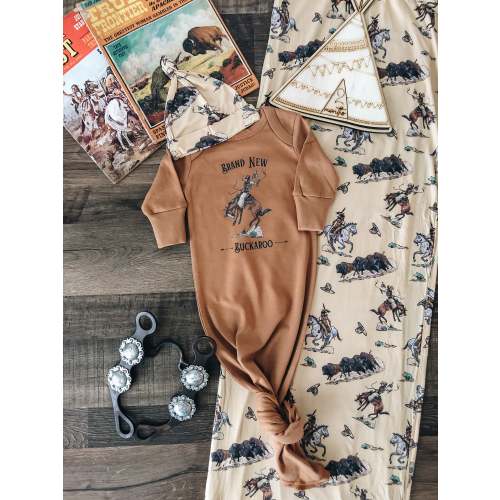 Brand New Buckaroo Infant Gown - Ginger