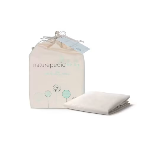 Naturepedic Organic Cotton Mattress Protector for Crib