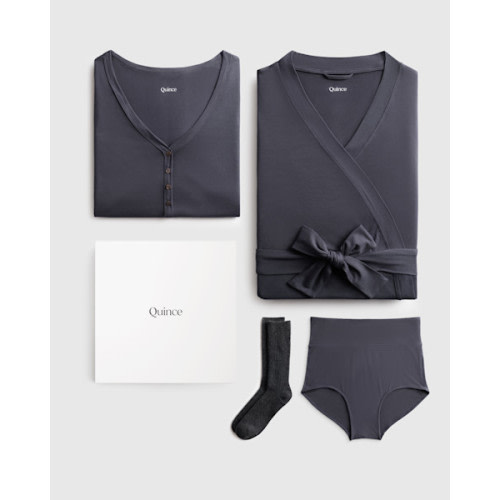 The Essentials Hospital Set in Heather Grey, Size L