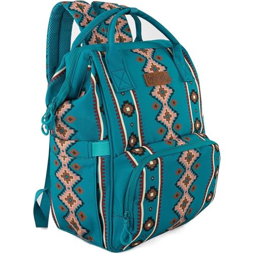 Montana West Wrangler Callie Diaper Bag Backpack with Stroller Straps Multifunction Baby Travel Bag WG2204-9110TQ