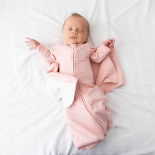 The Butterfly Swaddle Preemie Sleep Sack and Swaddle in One - Pink, Preemie (4 -7 Lbs)