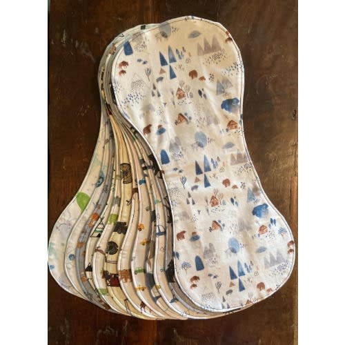 Contour Burp Cloth | Boy Burp Rag | Baby Boy Burp Cloth | Baby Gift | Baby Shower Gift