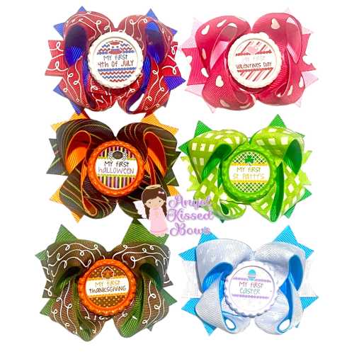 My First Holiday Set - Valentine’s, St. Patty’s, Easter, 4th of July, Halloween, Thanksgiving,