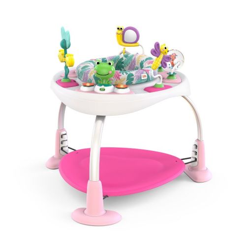 Bright Starts Bounce Baby 2-in-1 Activity Jumper Learning Toy - Playful Palms