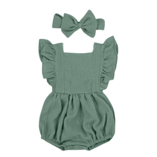 Olivia romper in seafoam