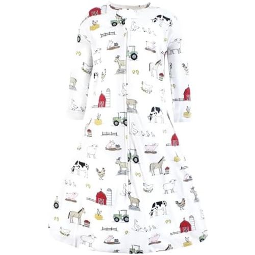 Hudson Baby Unisex Baby Long Sleeve Cotton Jersey Sleeping Bag