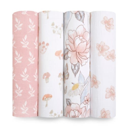 organic cotton swaddles 4 pack